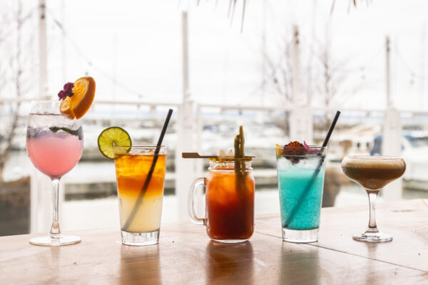 Bronte Boathouse waterfront restaurant cocktail drinks on patio