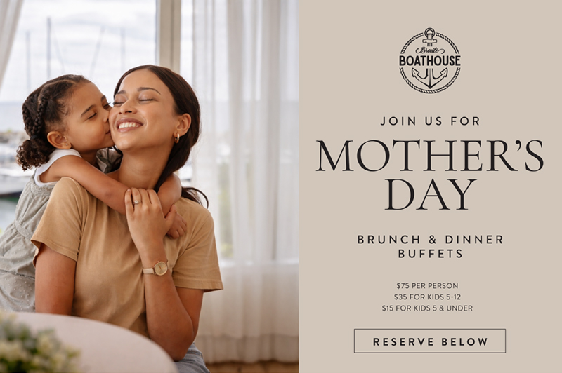 Bronte Boathouse Mother's Day